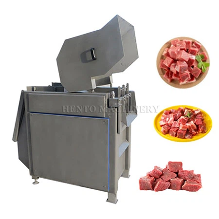Bevroren   vlees   kubus   blokjes   machine