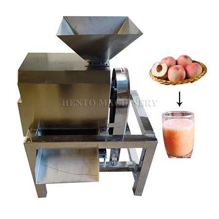 Fruitputten en pulpmachine