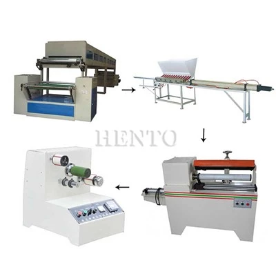 Lijmige machine voor het maken van tape