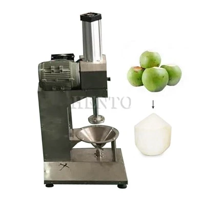 Groene kokosschilmachine