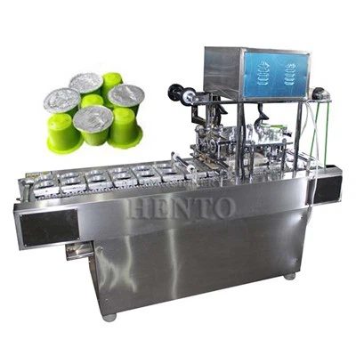 Yoghurt cup afdichtmachine