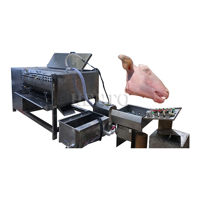 Schapenkop dehairing machine
